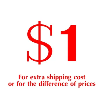 

1usd for extra shipping fee and the difference of price