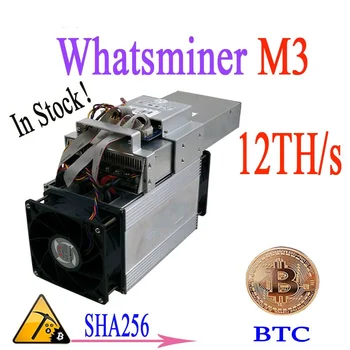 

Used Asic BTC BCH Miner WhatsMiner M3 12T SHA256 Delivery within 24 hours Economic mining Server