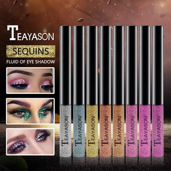 

New Cosmetics Eyeliner Dazzling Fluid Of Eyeshadow Glitter Eyeliner Colorful Makeup
