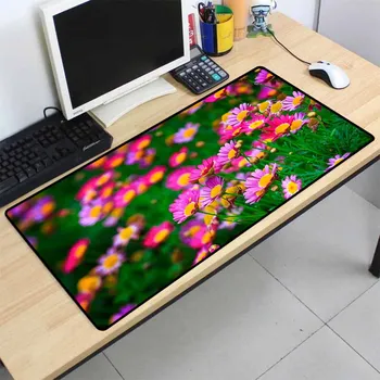 

Mairuige Gaming Mouse Pad Landscape Flower Pattern Large Mouse Pad Computer Notebook Office Gaming Accessories Mouse Pad 30x80