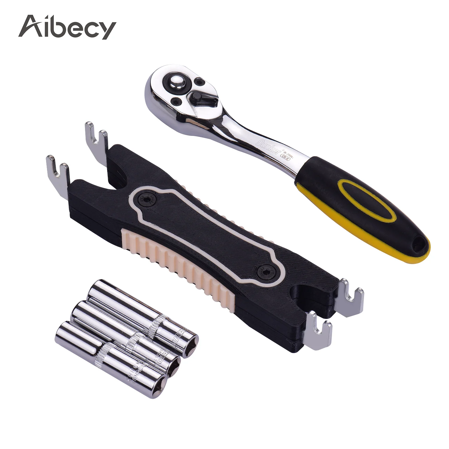 Aibecy 7/8/9 мм шестигранный футболка с длинным рукавом+ ключ, дюймовый стандарт+ Dual-Применение Экструдер Насадка 3D-принтеры удаление инструмент 6-угол привод 3D-принтеры Запчасти