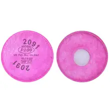 1 шт. P100 сажевый фильтр хлопок воздушный для 2901 6200 7502 двойной противогаз