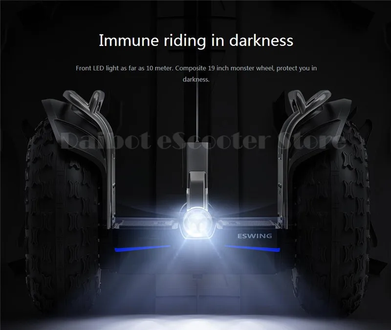 New Off Road Electric Scooter Personal Golf Carts 19 Inch Self Balancing Hoverboard 2400W Electric Golf Scooter With GPSAPP (17)