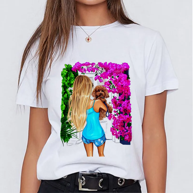 Modern mom fashionable T-shirt Korean fashion clothing street clothing female T-shirt to send girlfriends friends holiday gifts