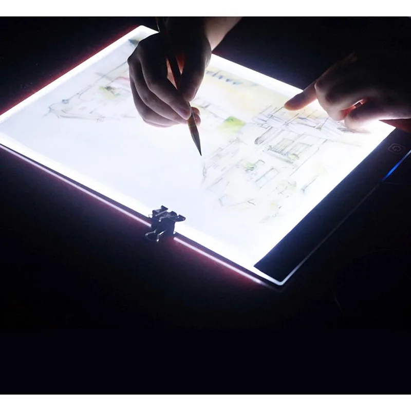 

LED Diamond Painting Light Pad Lightpad Board Diamond Painting Accessories Tool Kits A3 A4 Drawing Graphic Tablet Box
