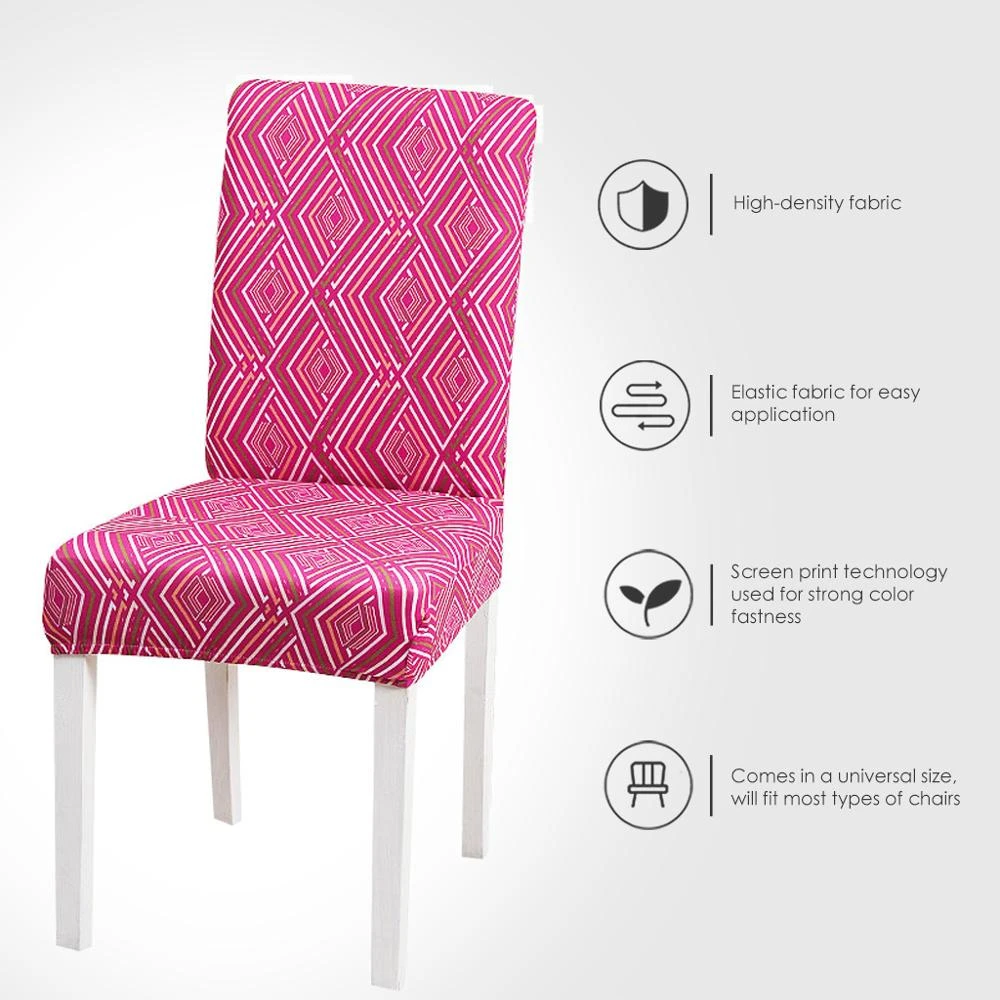 Chair Cover Dining Room Stretch New Print Elastic Armless Chair Slipcovers For Kitchen Wedding Banquet Hotel Sillas De Comedor Chair Cover Aliexpress