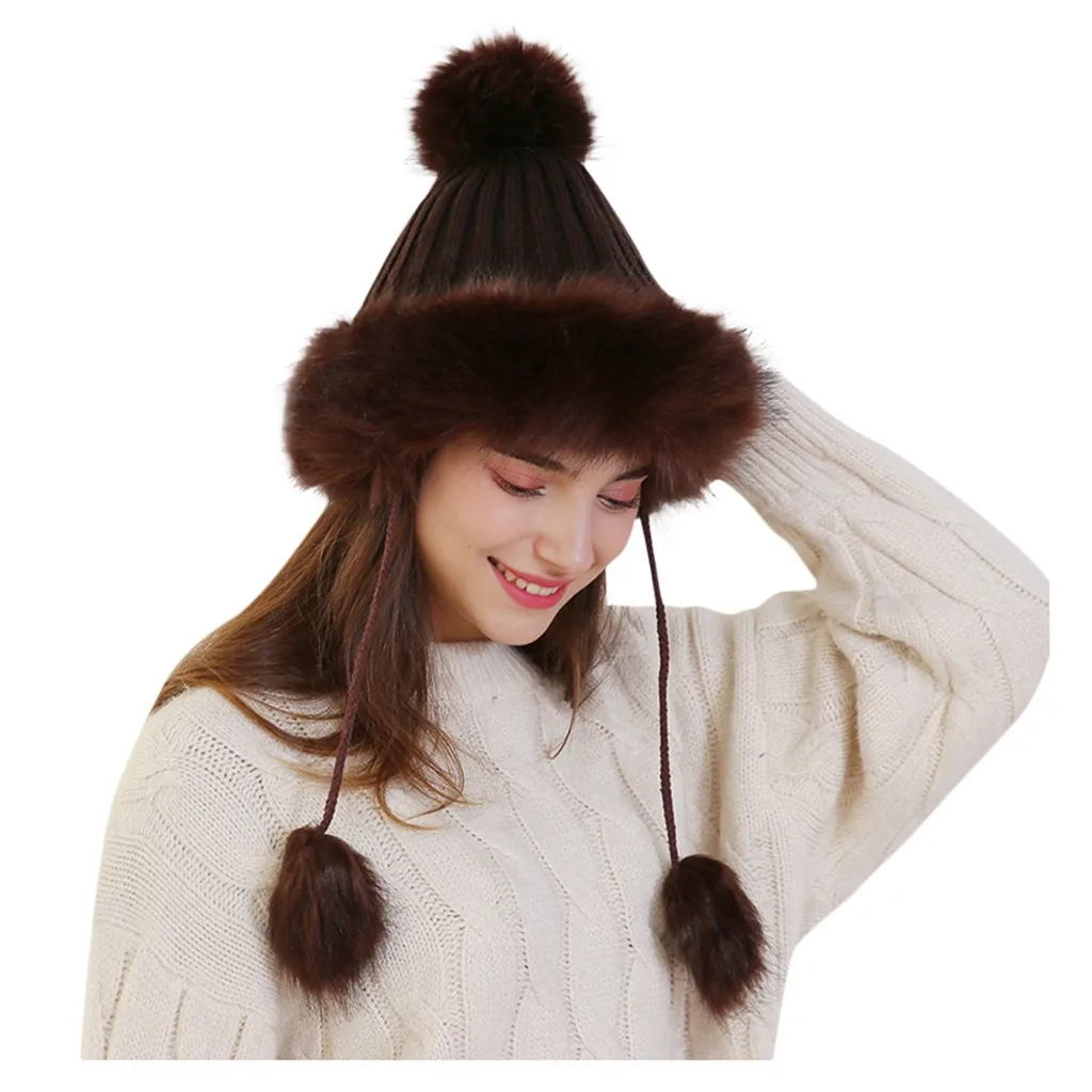Skullies & Beanies шапка унисекс женские зимние наушники шерстяная теплая зимняя для