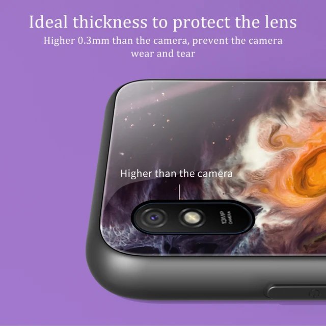 Funda Xiaomi Redmi 9A de cristal templado Sé tú mismo - Dealy