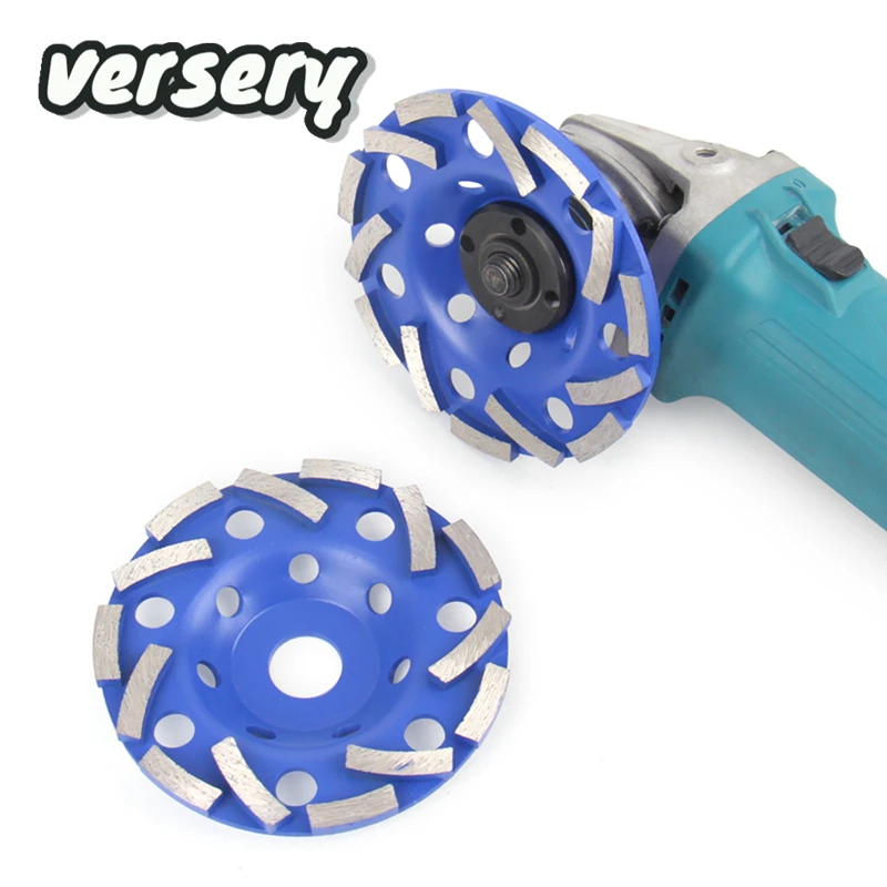 Free Shipping 125mm Angle Grinder Diamond Grinding Cup DIsc Bowl Wheel For Polishing Stone Marble Granite Masonry Abrasives Tool free shipping 50pcs high speed steel twist drill stainless steel tool drill bit set ground metal reamer cutting polishing tools