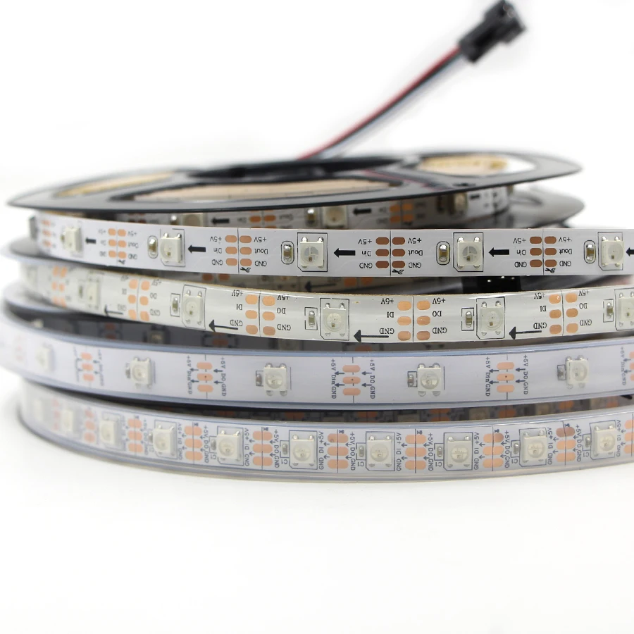 Светодиодная лента WS2812B sk6812 IC Smart pixel светильник RGB 4 в 1 RGBW RGBWW индивидуально