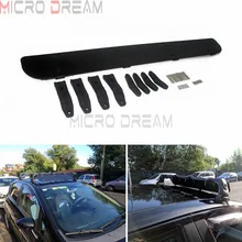 Универсальный автомобильный багажник на крышу, грузовой бокс, ветровой спойлер, ветровые обтекатели, черные пятнистостойкие ветровые дефлекторы для багажников на крышу автомобиля длиной 40"