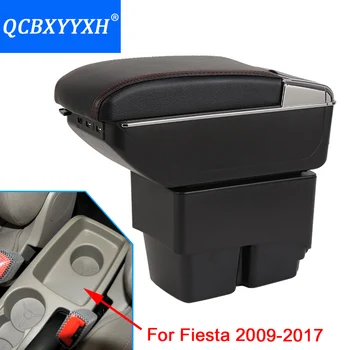 

New Update 8th For Ford Fiesta 2009-2017 Armrest Box Hand Switch Gear Center Storage Box 3 Colors Products Accessory Car-styling