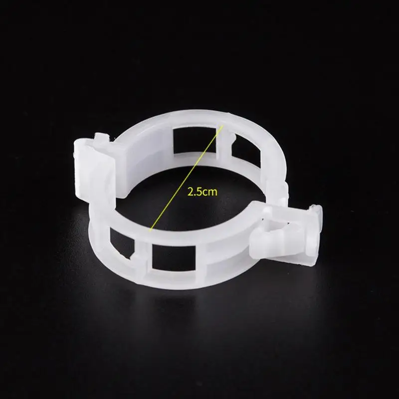 

20pcs Plant Fixed Clips Growth Clip Hanger Grafting Clip Tomato Rattan Button Hanger Plastic Strapping Clips