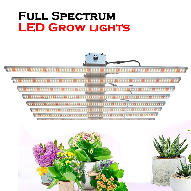 

Samsung LM301B 8 Bars 640W Dimmable full Spectrum Quantum LED Grow light Board for indoor plant,for Greenhouse Veg and Flower