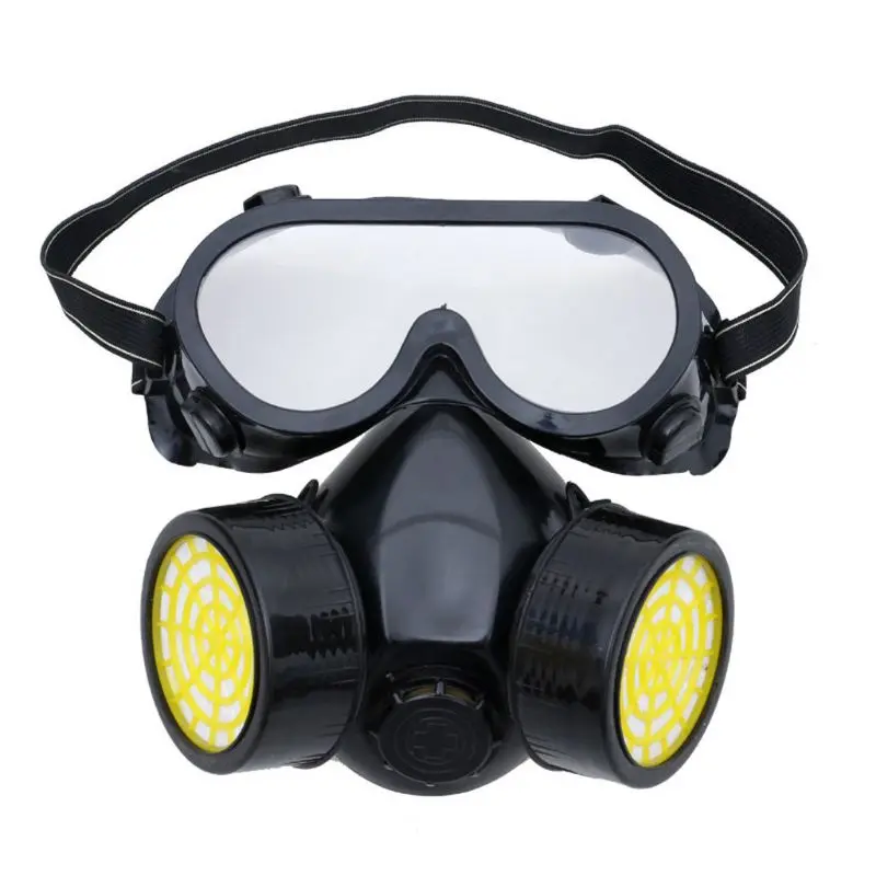 

Goggle Respirator Gas Mask for Painting Spary Smoke Fire Synthesis Protection