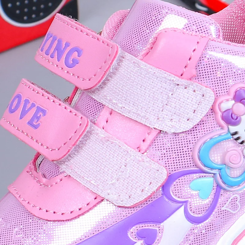 ULKNN Purple sneakers for pupils Children's baby mesh sports shoes girls breathable casual shoes kids fashion shoes size 26-36