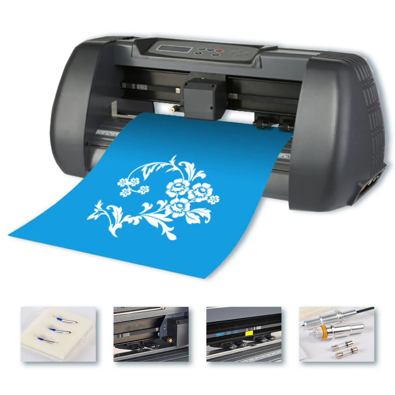 14 Inch Vinyl Cutter Machine with Stand Sign Making Vinly Cutting Plotter Starter Bundle Kits Artcut Signmaster Software | Компьютеры и