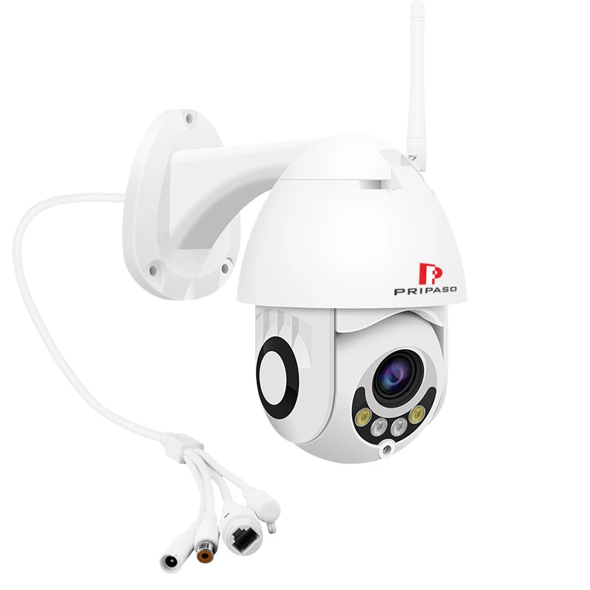 Pripaso HD CCTV Vision 360 камера слежения PTZ с поддержкой протокола ONVIF Открытый IpCam 1080P 2MP Домашняя безопасность беспроводная Wifi камера видеонаблюдения Ipcam