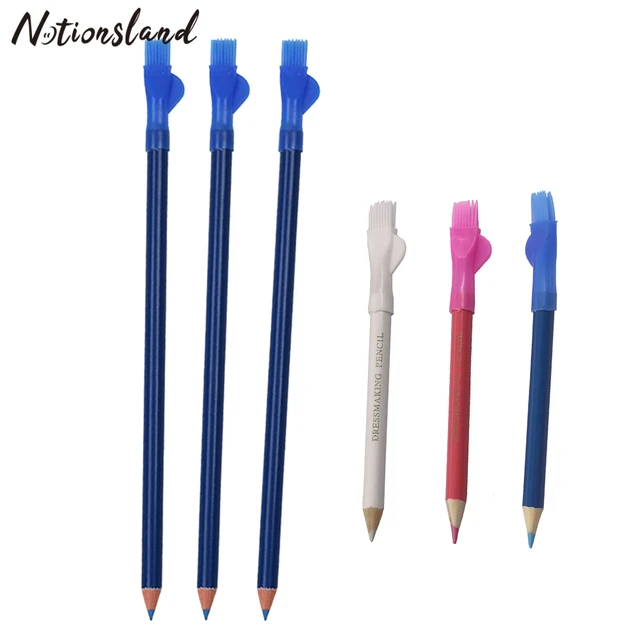 3pcs Sewing Fabric Pencils Tailor's Marking Tracing Tools Dressmaker's  Fabric Chalk Pencil For Tailor Sewing Supplies - Sewing Tools & Accessory -  AliExpress