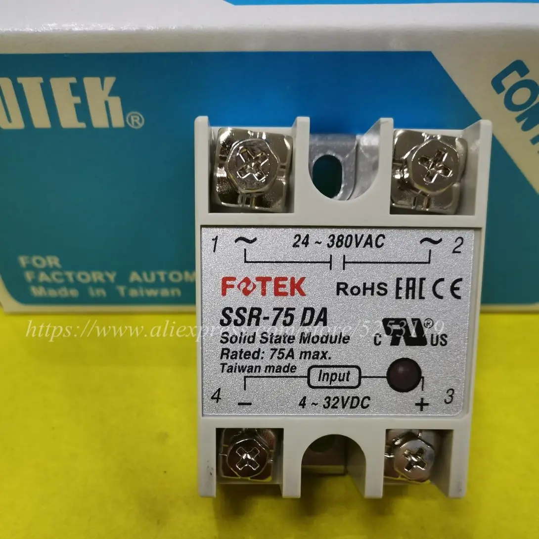 SSR-10DA SSR-25DA SSR-40DA SSR-50DA SSR-75DA новый оригинальный FOTEK твердотельные реле постоянного