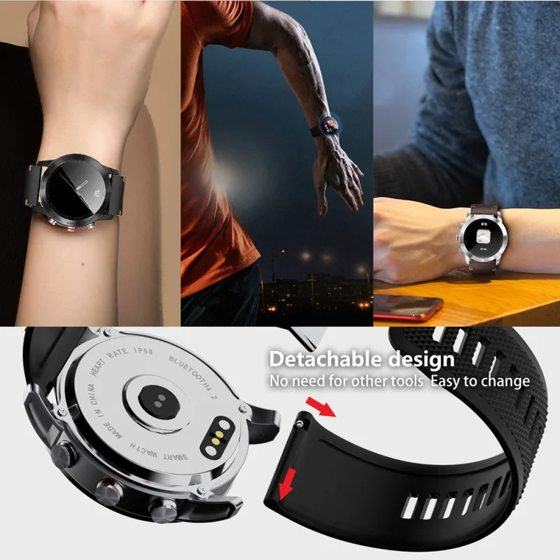 Bluetooth Smartwatch цветной экран спортивный многофункциональный смарт-Браслет фитнес-трек для IPhone IOS Android
