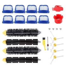 Bristle Beater Brush + Side Brush + Aero Vac Filter kit for iRobot Roomba 600 Series 610 620 630 650 660 Vacuum Cleaner Parts Bristle Beater Brush + Side Brush + Aero Vac Filter kit for iRobot Roomba 600 Series 610 620 630 650 660 Vacuum Cleaner Parts