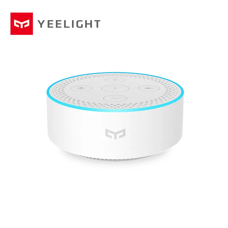 Comprar Original xiaomi mi jia Yeelight puerta de enlace de malla Bluetooth altavoz inteligente AI y función de puerta de enlace BLE mi aplicación de inicio A bombilla inteligente de malla