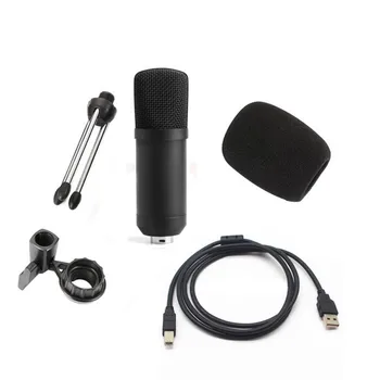 

Portable For Computer Laptop USB Cardioid Microphone High sound Condenser Microphone Kit
