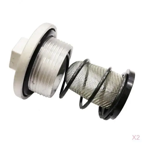 2pcs Scooter Drain Plug Oil Filter Set for GY6 50cc-150cc Moped Baotian Taotao