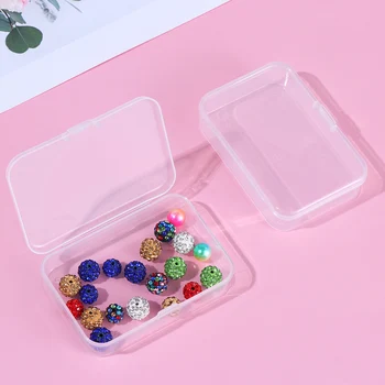 

Tattoo Needles Storage Transparent Plastic Microblading Box Make up Cotton Pad case Cotton swab Container