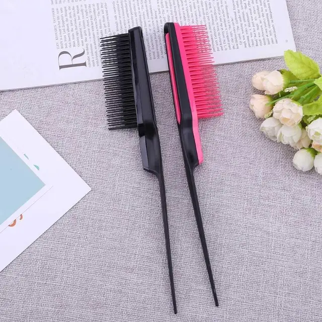 1pc Pointed Tail Comb Prevent Hair Loss Hair Brush Salon tool Styling Comb Multiple Comb Teeth Comb Salon Hairdressing Tools 1