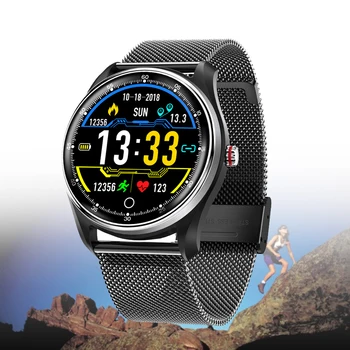 

ECG Fitness Smart Watch Blood Pressure Heart Rate Monitor Multi-languages Life Sport Fitness Waterproof Smartwatch For Men Women