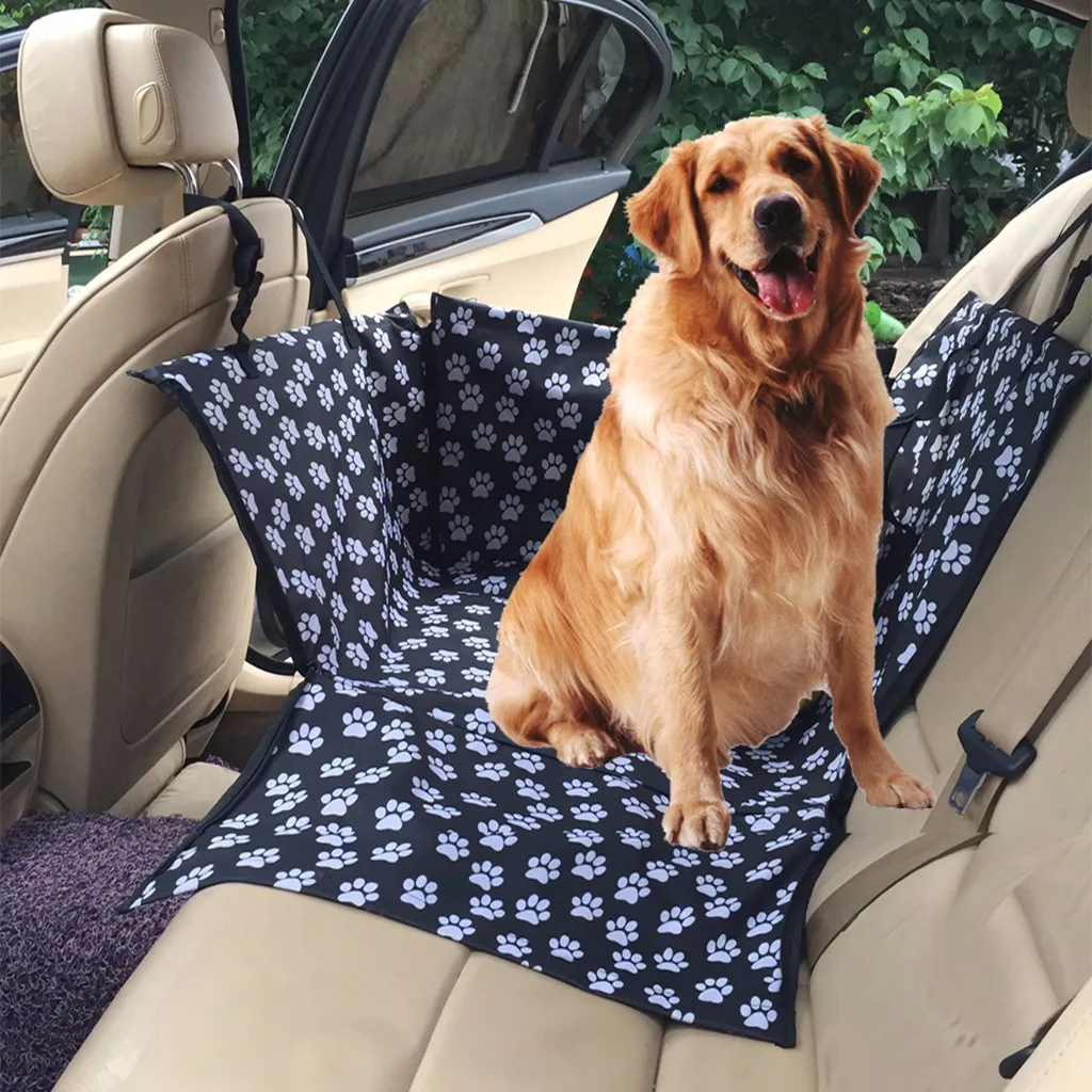 Чехлы для сидений для домашних животных для автомобиля, новинка, водостойкие чехлы для сидений для собак с ремнем безопасности для собак