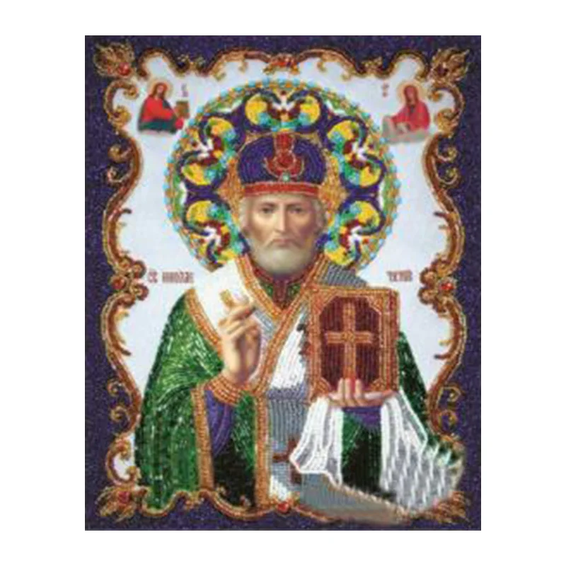 Алмазная мозаика 5D DIY Алмазная вышивка крестиком религиозная икона квадратная Алмазная вышивка классический стиль Стразы живопись