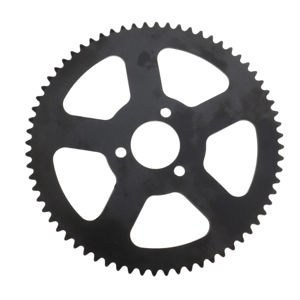 High quality Black 68T 68 Teeth Rear Sprocket for 25H 6mm Chain 47cc 49cc Mini Pocket Quad Bike