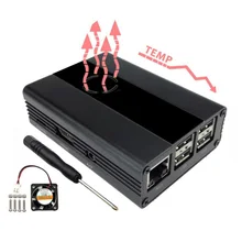 ^^Best Offers Aluminum Shell Case Housing Enclosure With Cooling Fan For Raspberry Pi 3B+/3/2B Easy to install high quality ^^Best Offers Aluminum Shell Case Housing Enclosure With Cooling Fan For Raspberry Pi 3B+/3/2B Easy to install high quality