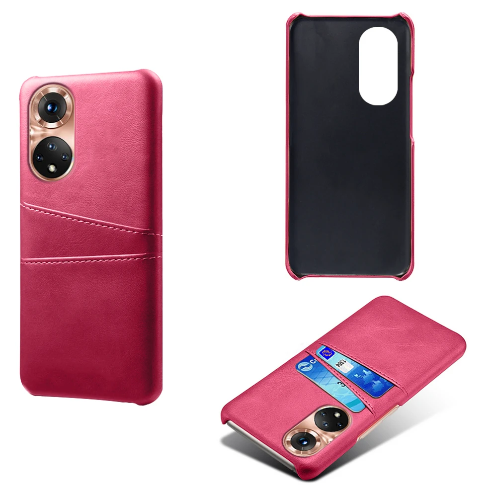 Luxury PU Leather Card Slots Cover for Honor Smartphones - Premium Protective Case