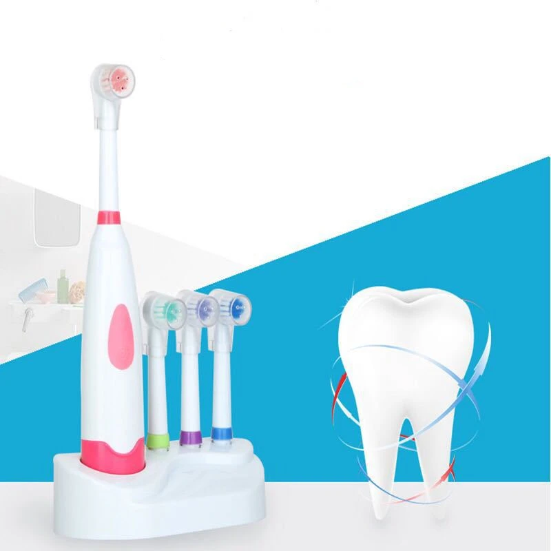 

Children 's Rotary Electric Toothbrush , Adult Universal Soft Bristles Waterproof and Replaceable Brush Head Oral Expert