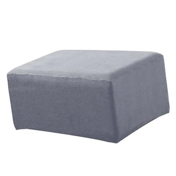 

Slipcover Pouf Cover Polyester Soft Comfortable Furniture Stool Protector Slipcovers Polyester