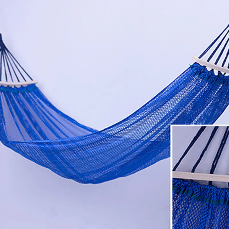 Bend Swing Hammock Bending Stick Ice Silk Outdoor Camping Anti-Rolling Hammock Simple Casual Fashion Suitable For Excursion