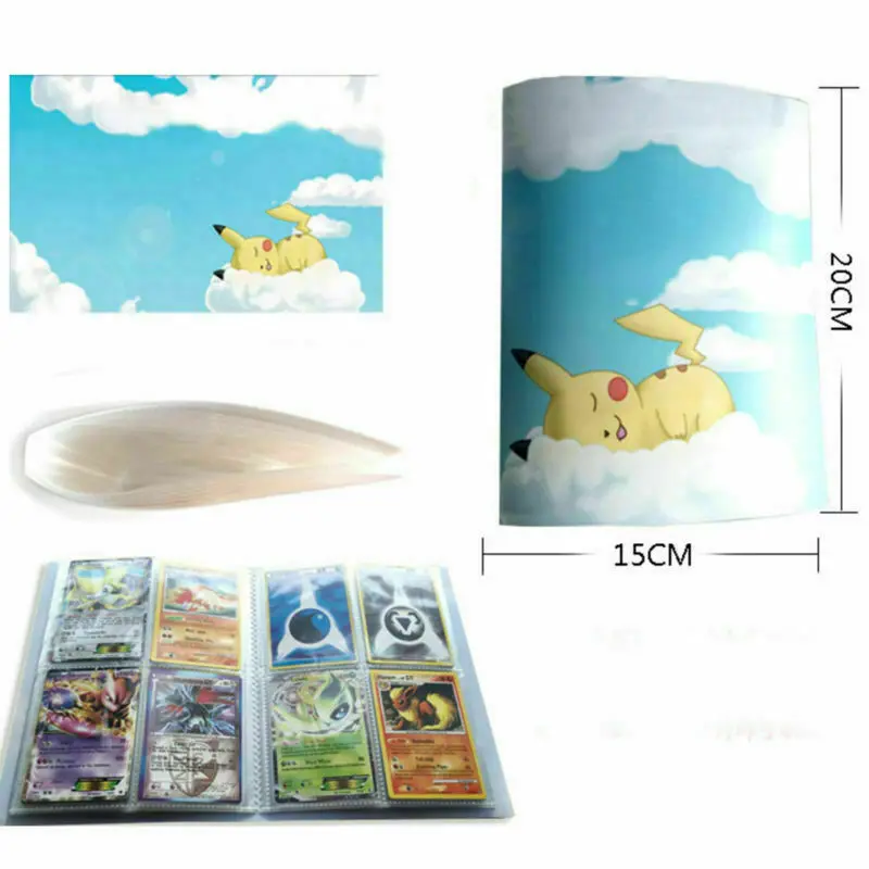 Pokemon Cards Album Binder Folder Book List Collectors 112 Cards Capacity Holder Pokemon Cards Album Binder Folder Book List Collectors 112 Cards Capacity Holder