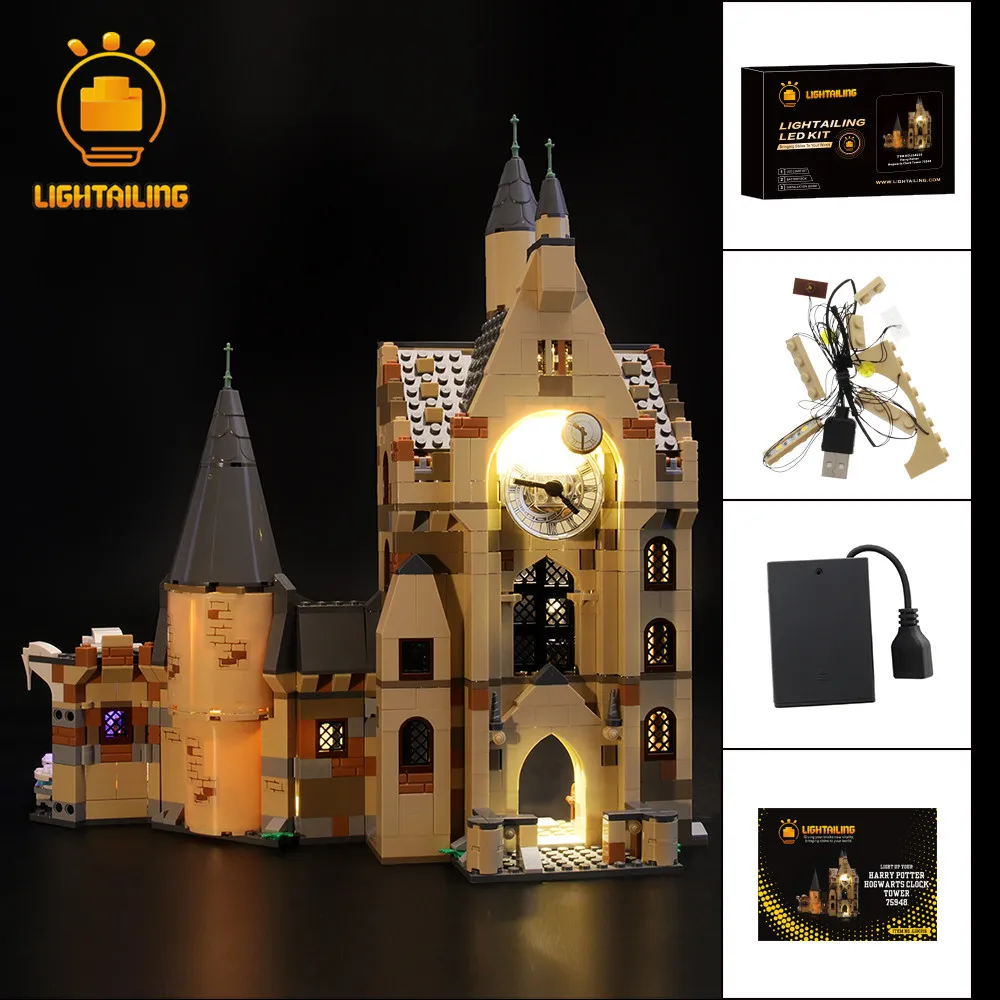 Lightailing Led Light Kit Per Il 75948 Clock Tower Building Block Set (Non Includere Il Modello) Giocattoli Per Bambini