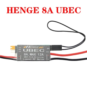 

HENGE 8A UBEC Output 5V / 6V 6A / 8A Max 12A Inport 7V-25.5V 2-6S Lipo / 6-16 cell Ni-Mh Input Switch Mode BEC for RC Helicopter