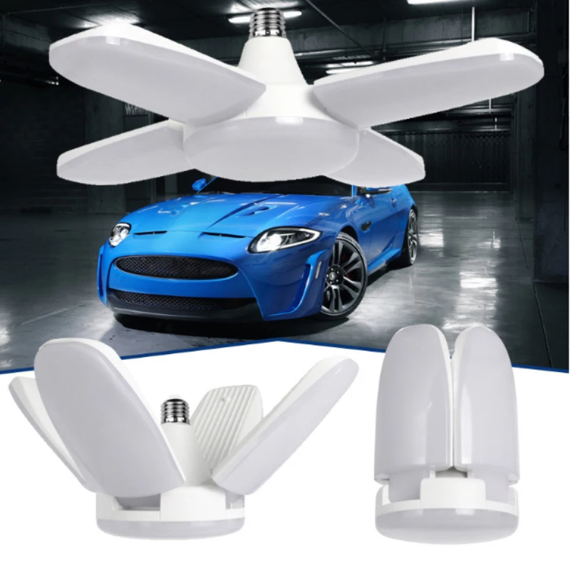 

NEW 1PCS Universal Deformable Garage Lights E27 LED 60W Ceiling Adjustable Work Shop Lamp For Home