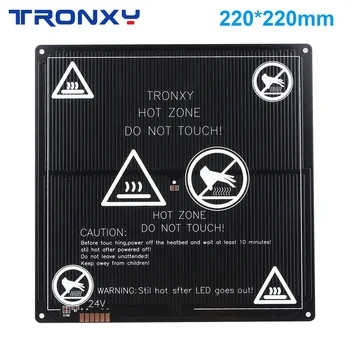 

Tronxy 24V 3D Printer Upgrade Hotbed MK3 Heating Platform Aluminum Plate 220*220*3mm Compatible with D01 3D Printer