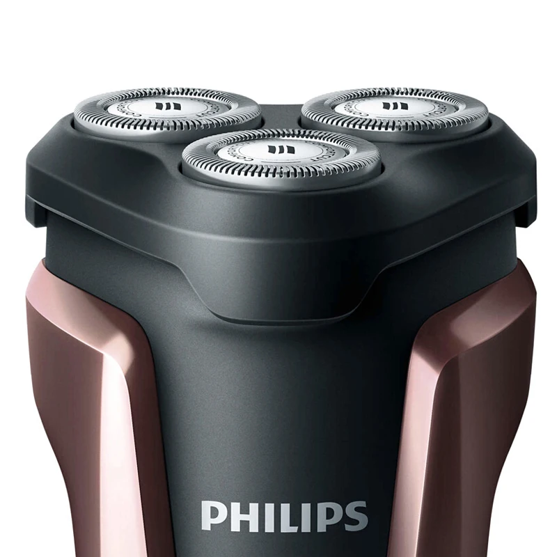 Настоящий Электробритва Philips S1060 поворотный перезаряжаемый моющийся для мужской электрической бритвы с тремя плавающими головками