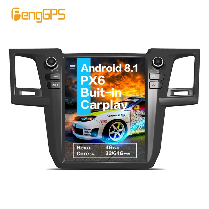 Автомобильный мультимедийный плеер для TOYOTA HILUX Revo surf Fortuner Android Радио 2005 2015 Стерео