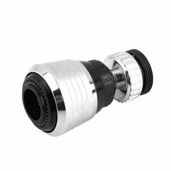 

1* Faucet Splash Nozzle ABS Chrome 360° Rotate Water Saving Tap Flexible Kitchen