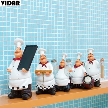 

VIDAR European Chef Character Model Decoration Cake Shop Bakery Restaurant Decoration Opening Gift Decoration Practical