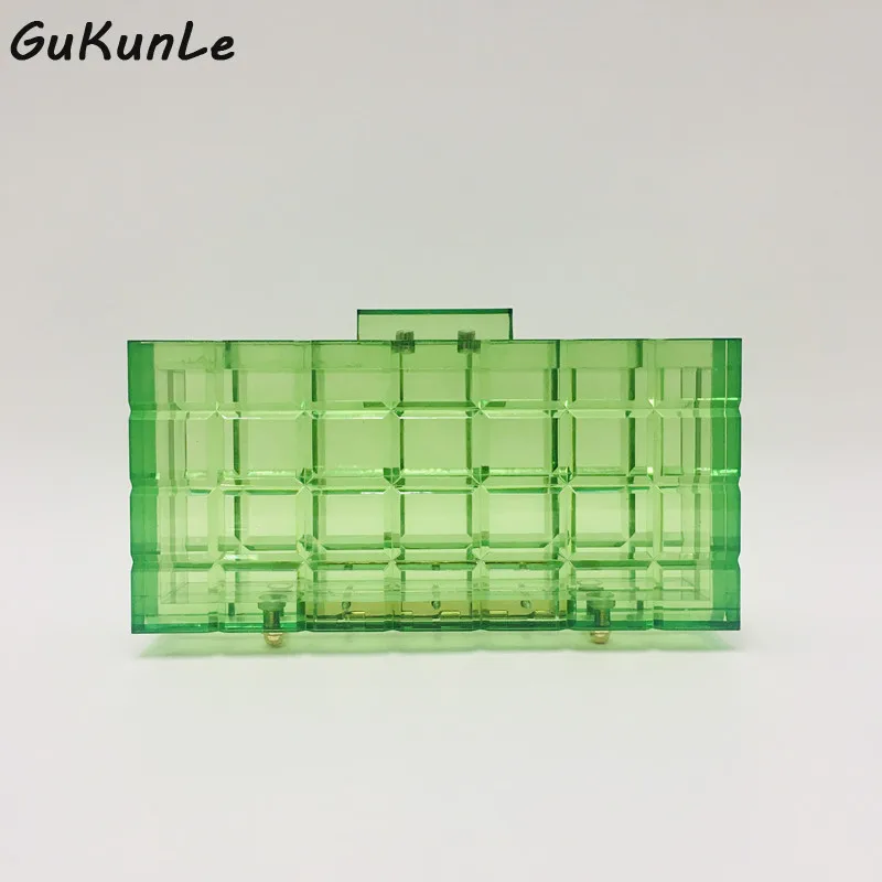 clear acrylic clutch